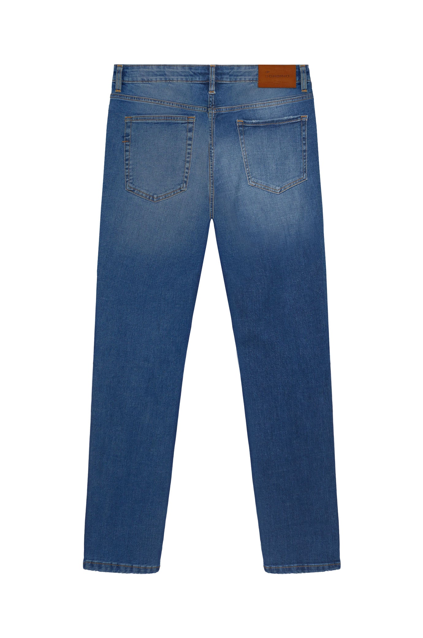 Jeans 5 tasche slim fit lavaggio medio|Colore:Denim