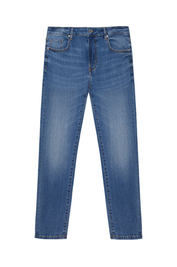 Jeans 5 tasche lim fit lavaggio medio|Colore:Denim