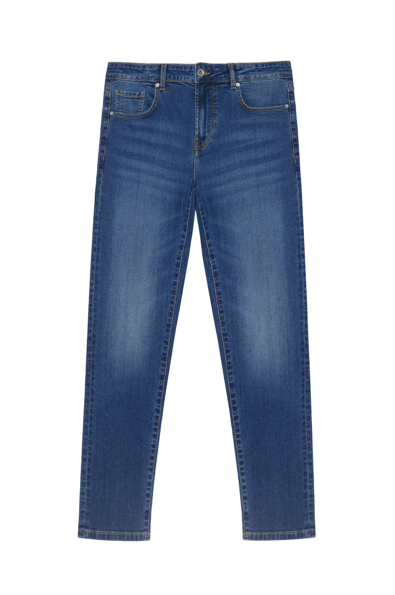 Jeans 5 tasche slim fit lavaggio medio|Colore:Denim