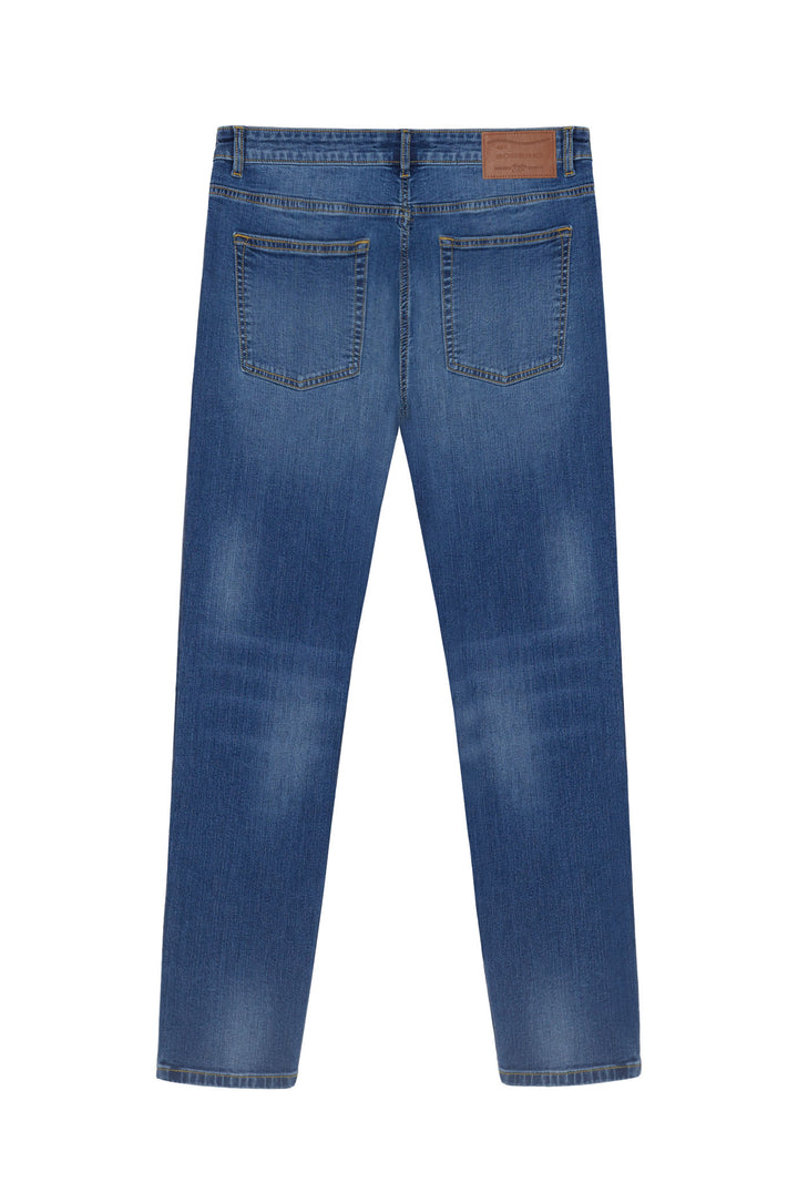 Jeans 5 tasche slim fit lavaggio medio|Colore:Denim