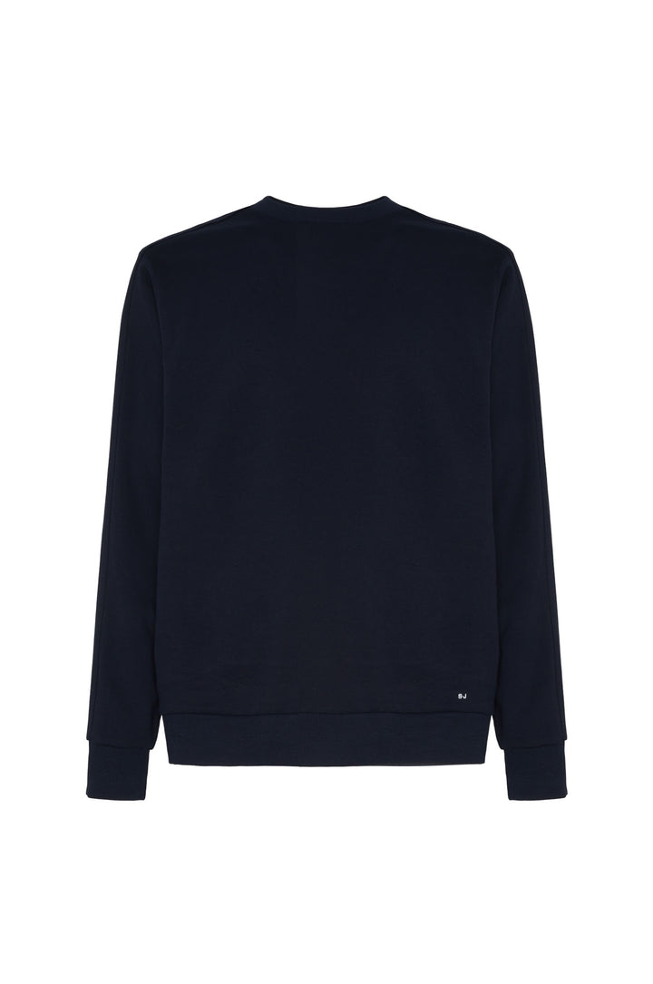 Felpa girocollo basic|Colore:Blu/navy