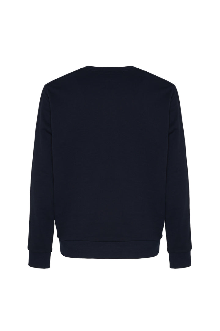 Felpa girocollo basic|Colore:Blu/navy