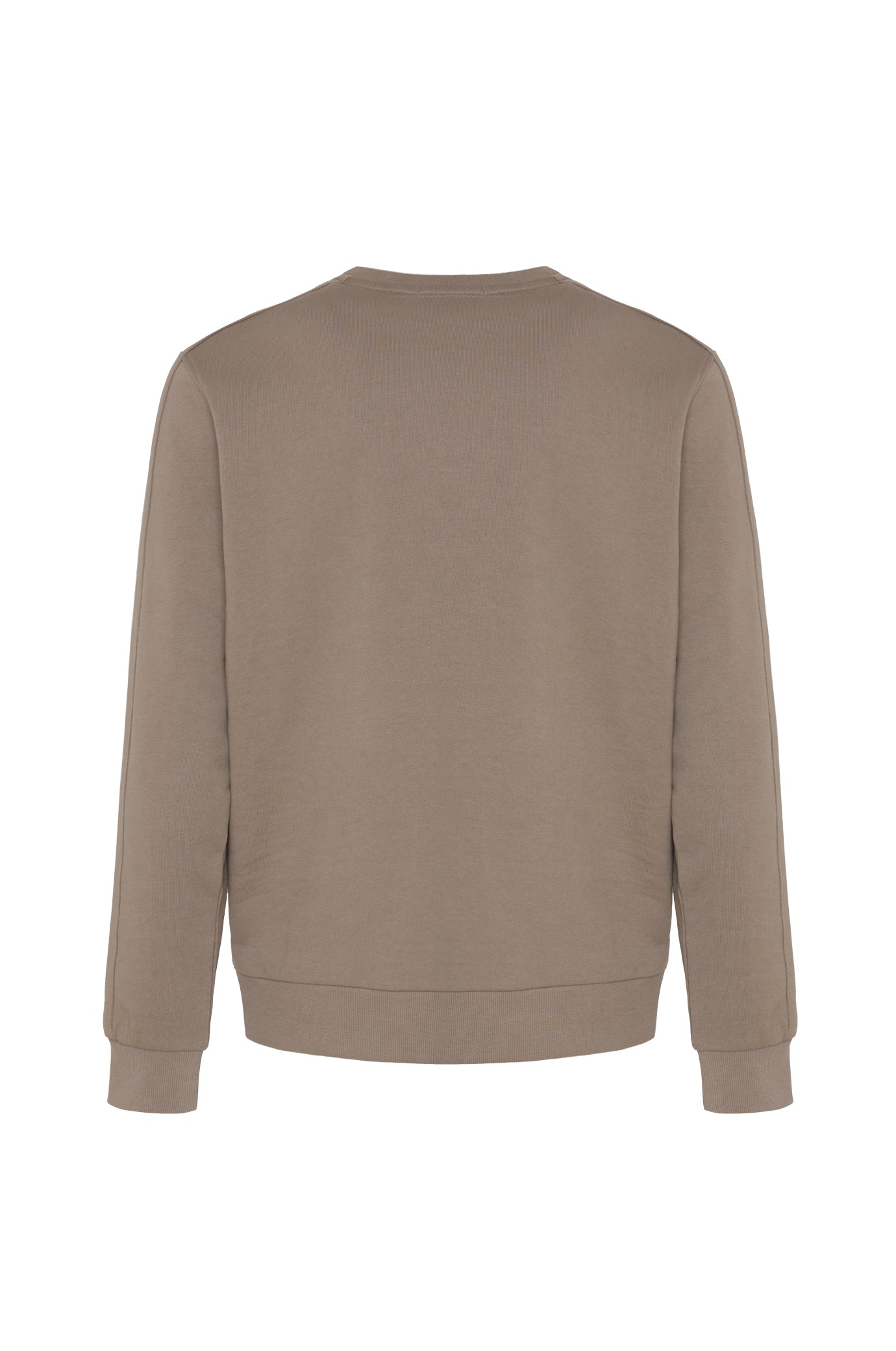 Felpa girocollo basic|Colore:Fango