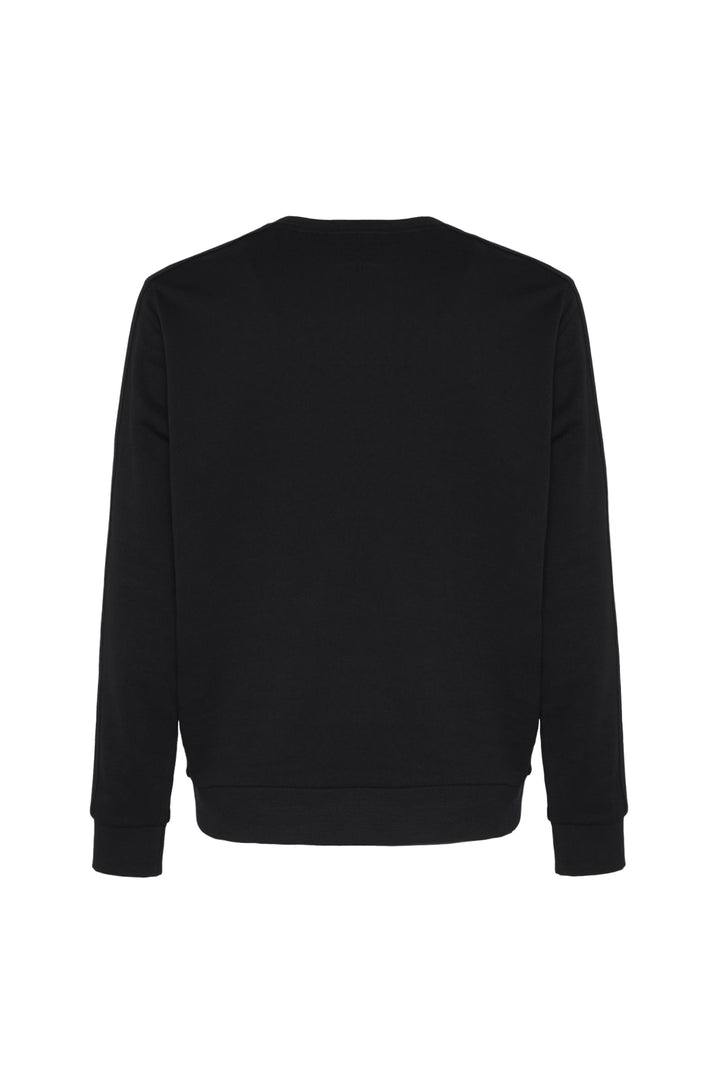 Felpa girocollo basic|Colore:Nero