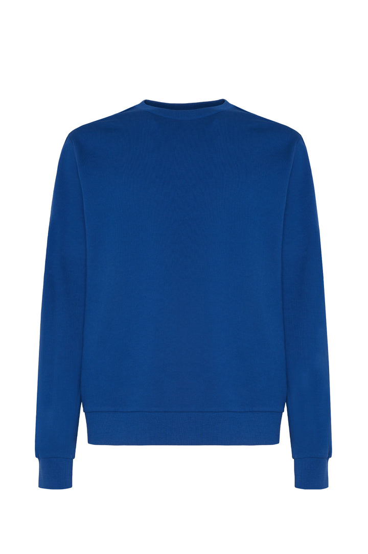 Felpa girocollo basic|Colore:Royal