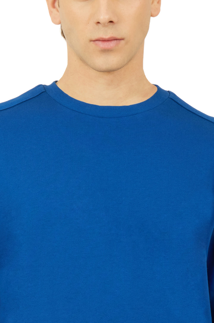 Felpa girocollo basic|Colore:Royal