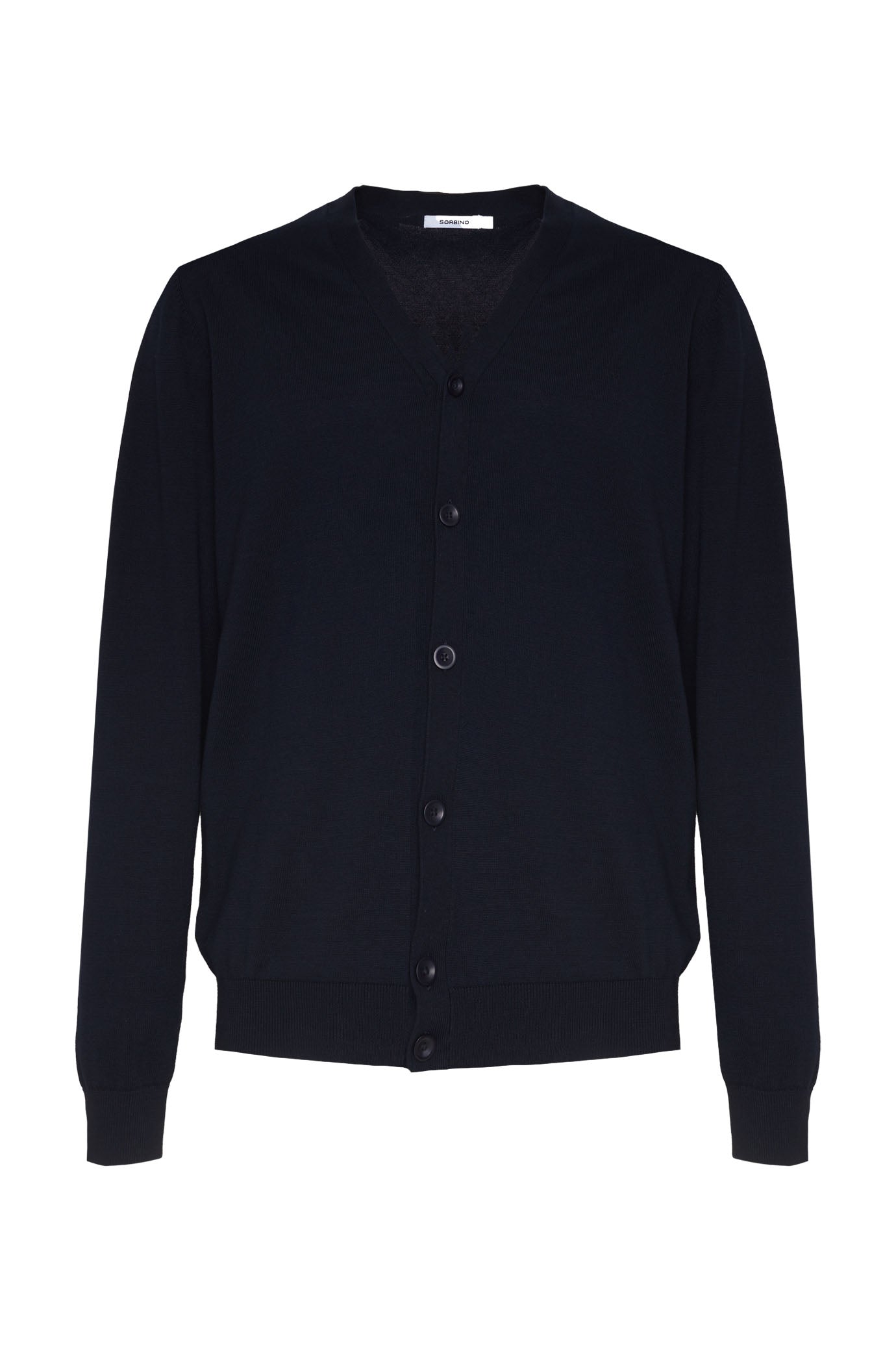 Cardigan in cotone basic|Colore:Blu/navy