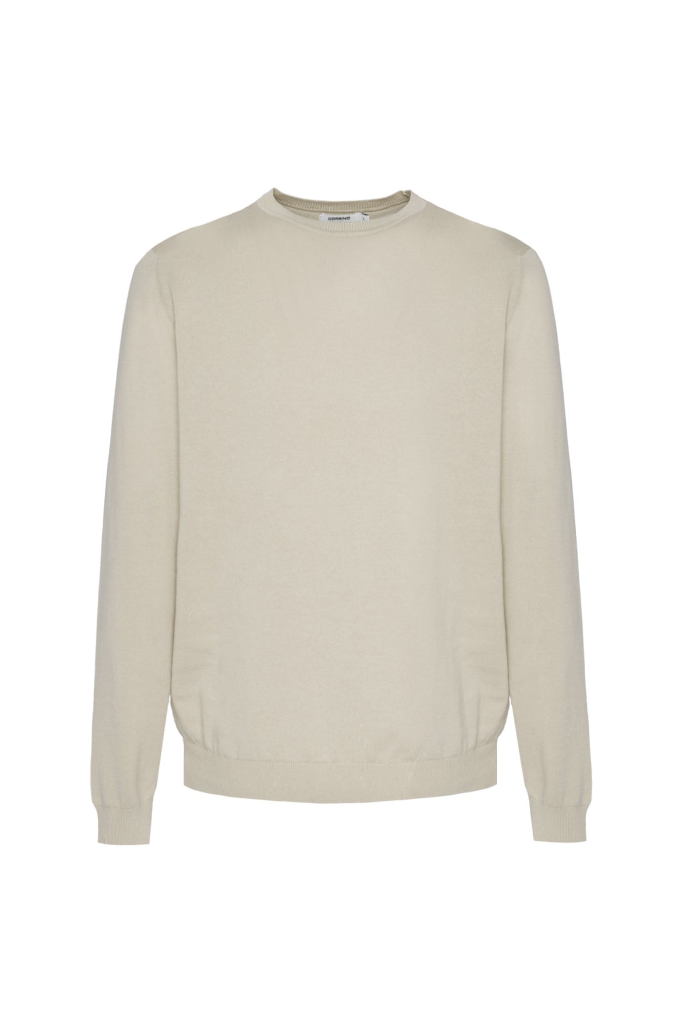 Pullover in cotone basic|Colore:Beige