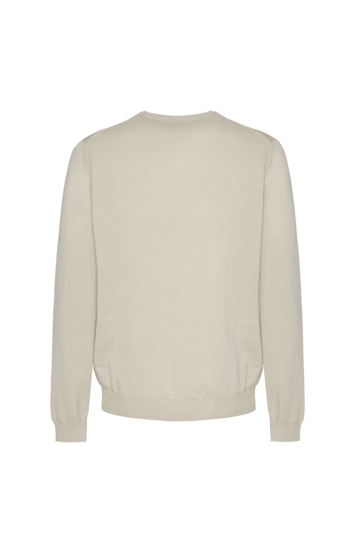 Pullover in cotone basic|Colore:Beige