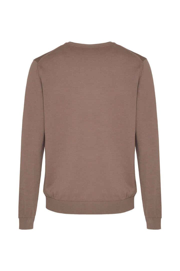 Pullover in cotone basic|Colore:Fango