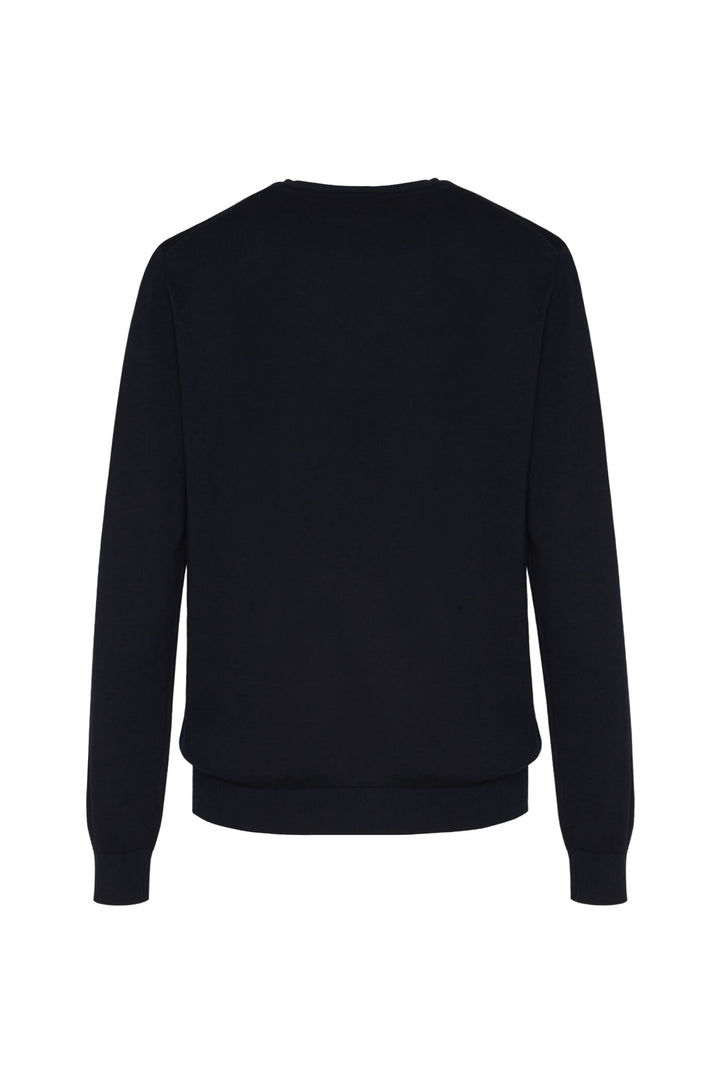 Pullover in cotone basic|Colore:Nero