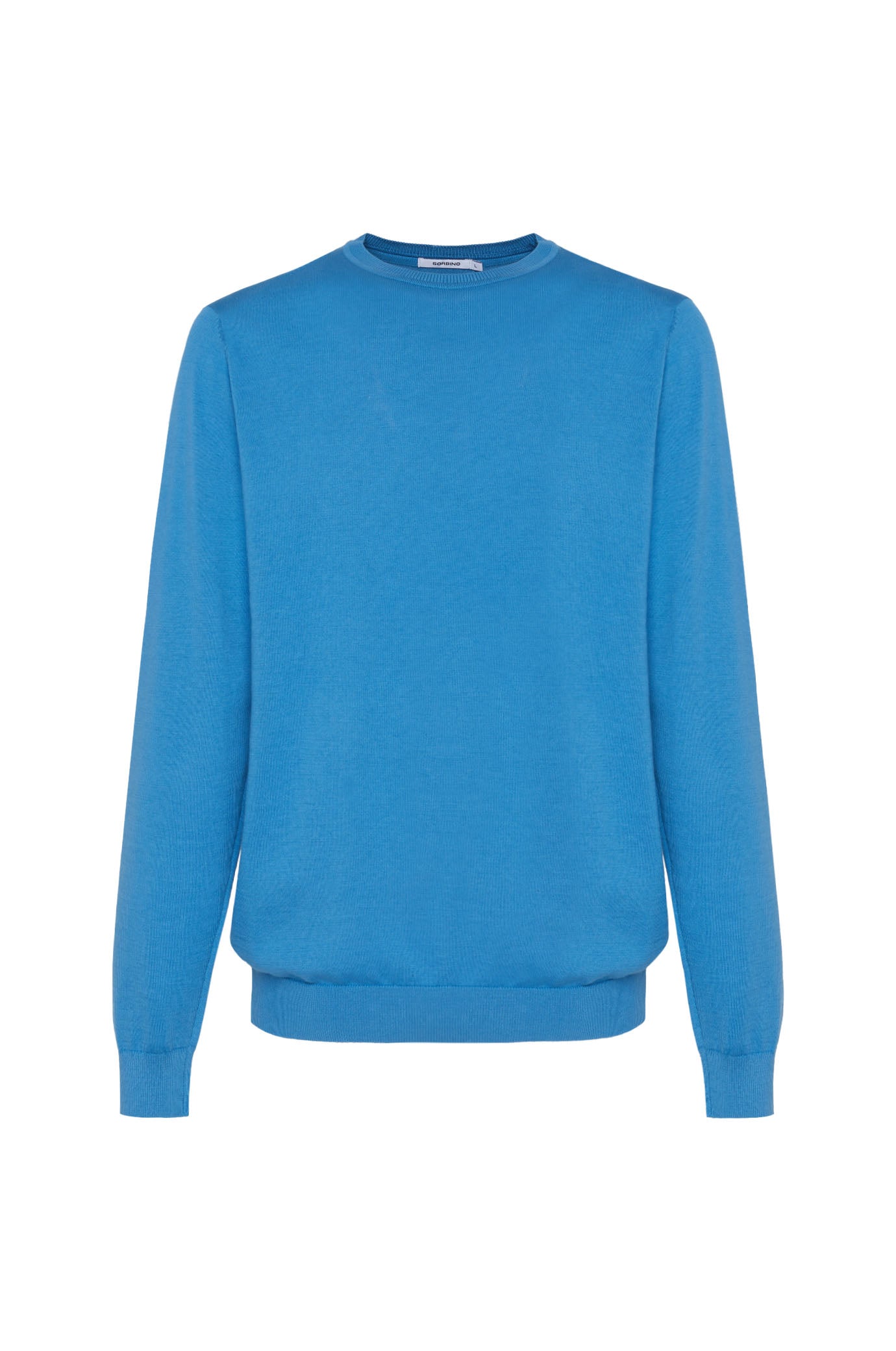 Pullover in cotone basic|Colore:Oceano