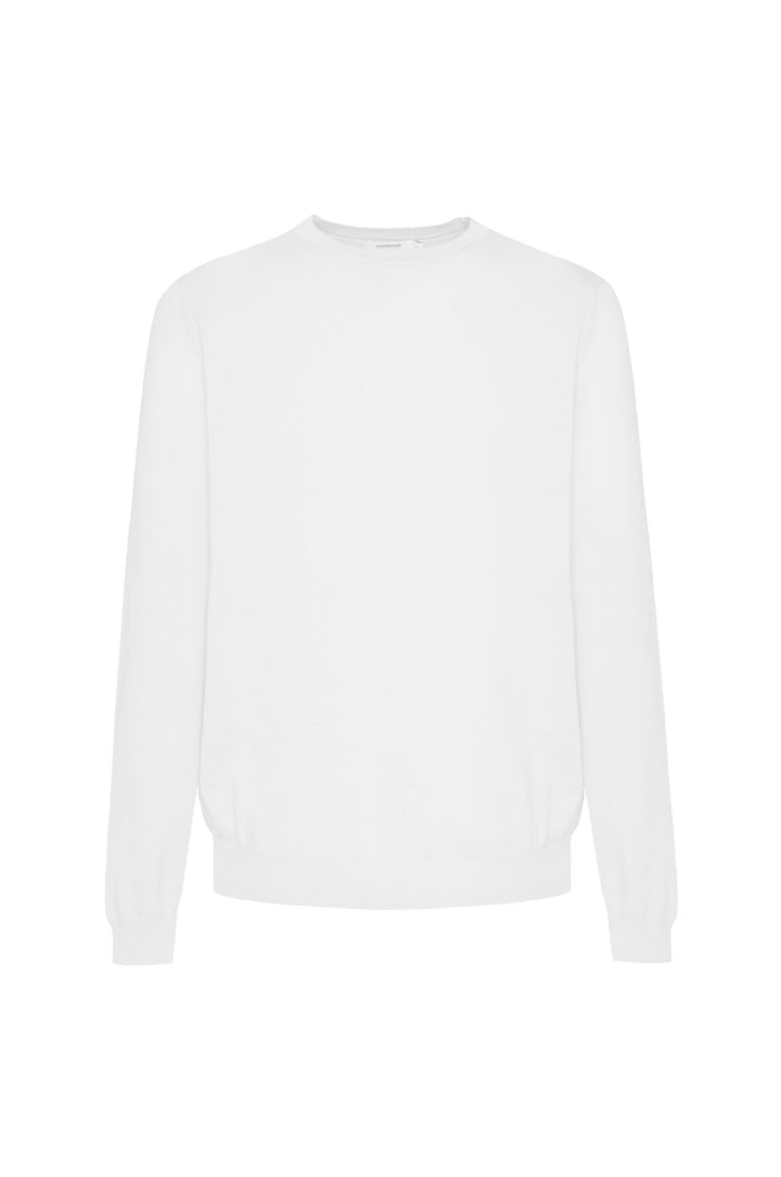 Pullover in cotone basic|Colore:Off white