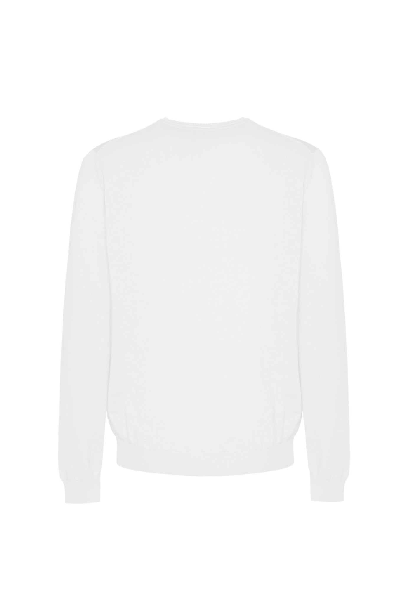 Pullover in cotone basic|Colore:Off white