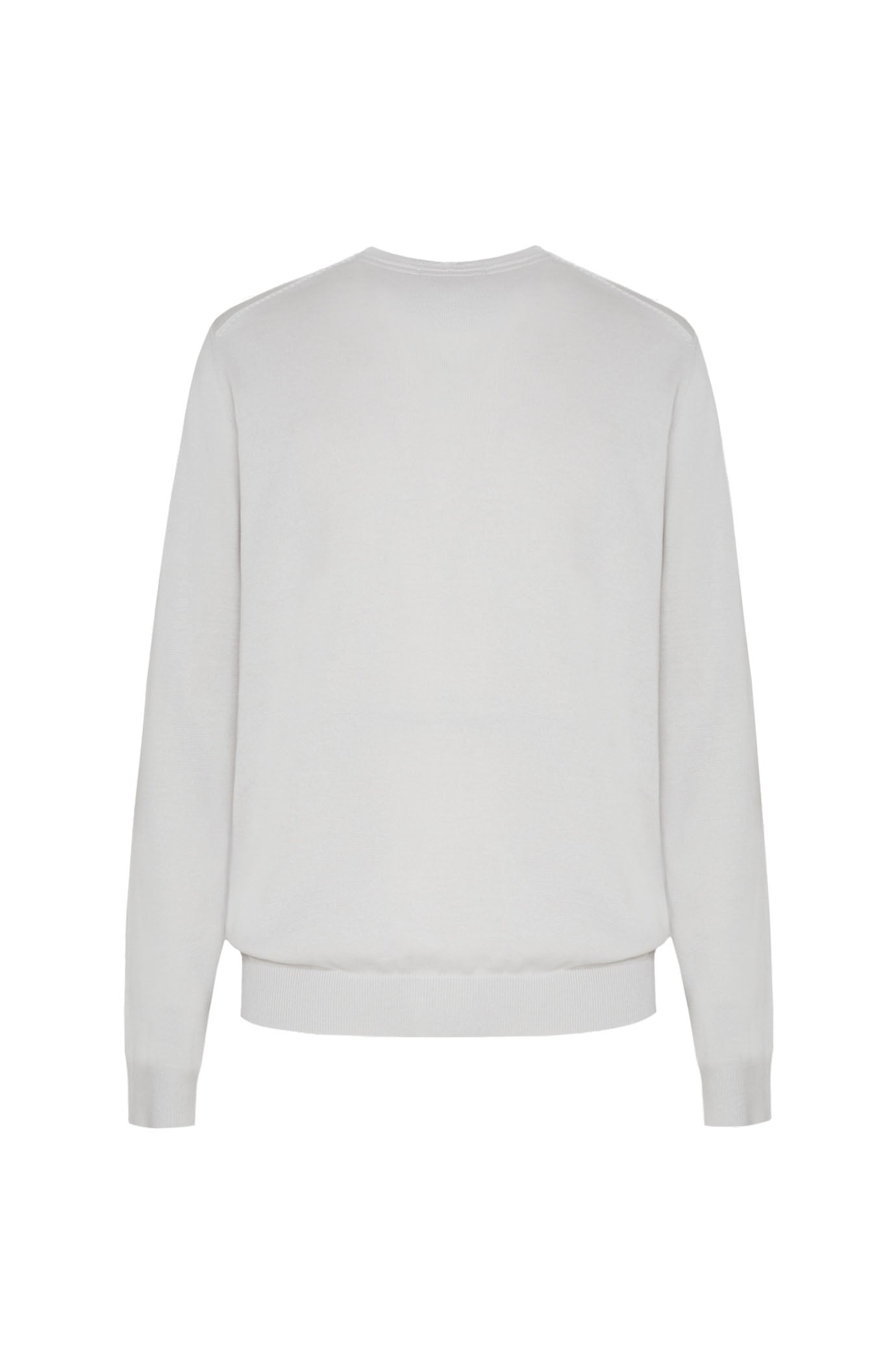 Pullover in cotone basic|Colore:Perla