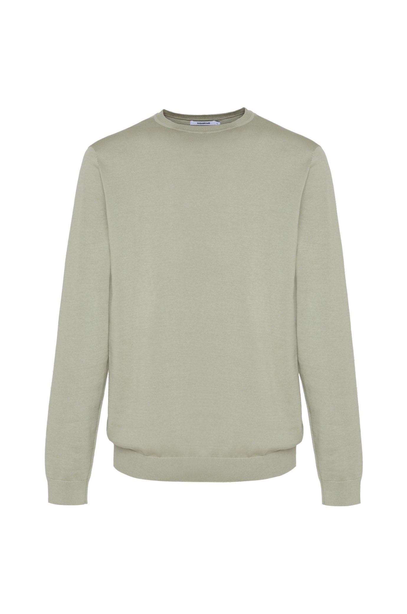 Pullover in cotone basic|Colore:Salvia
