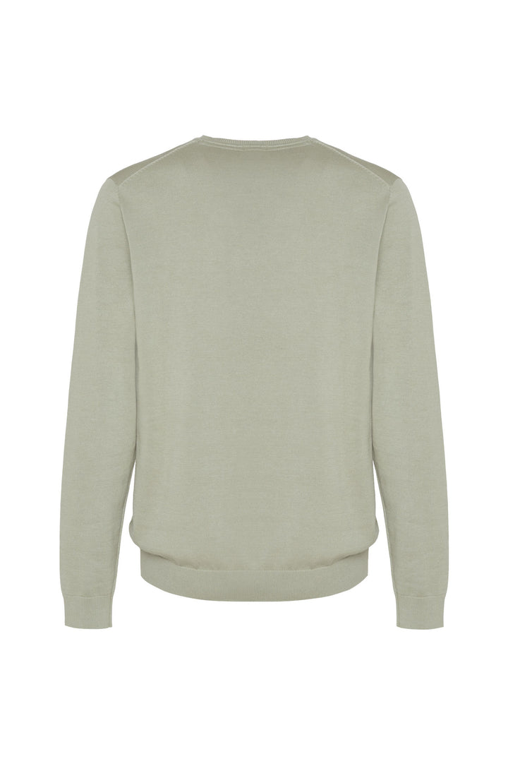 Pullover in cotone basic|Colore:Salvia