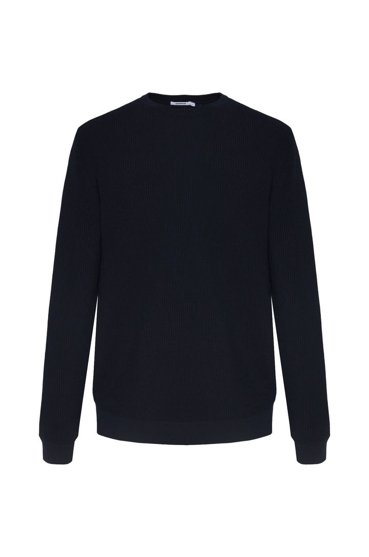 Pullover leggero con struttura|Colore:Blu/navy