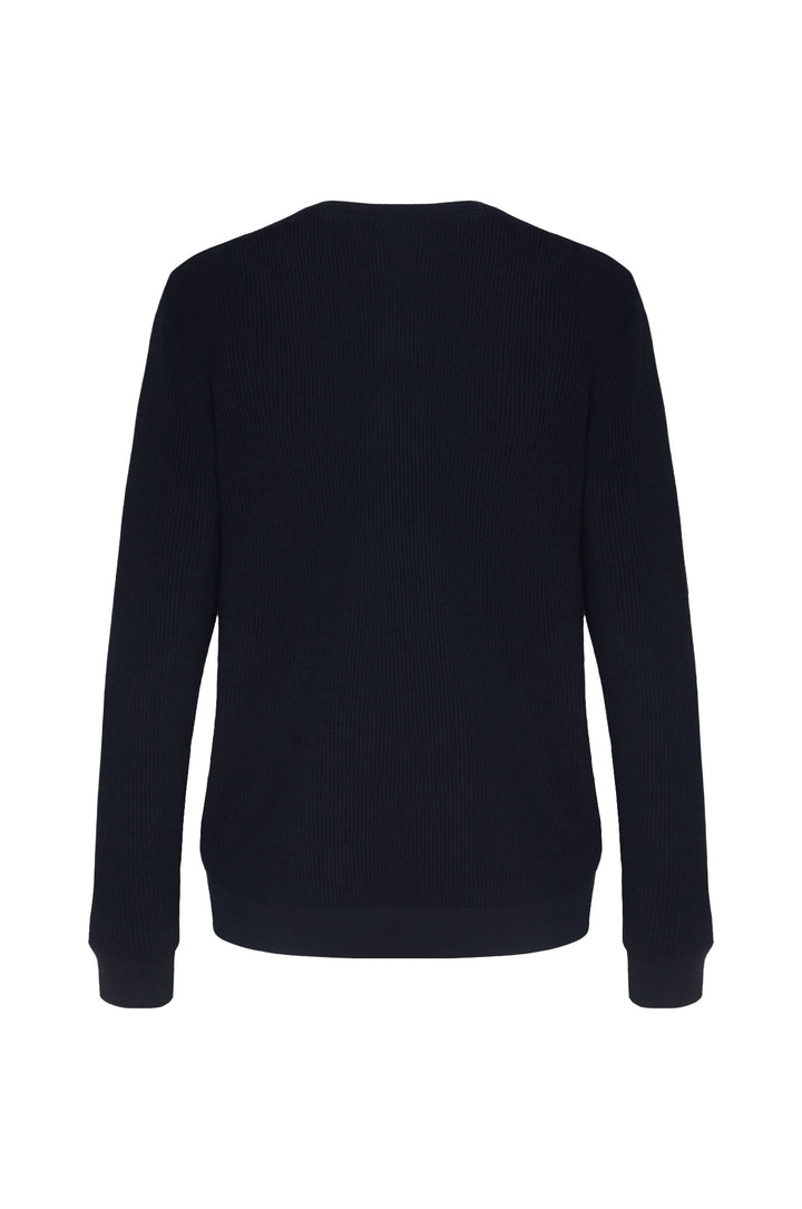 Pullover leggero con struttura|Colore:Blu/navy