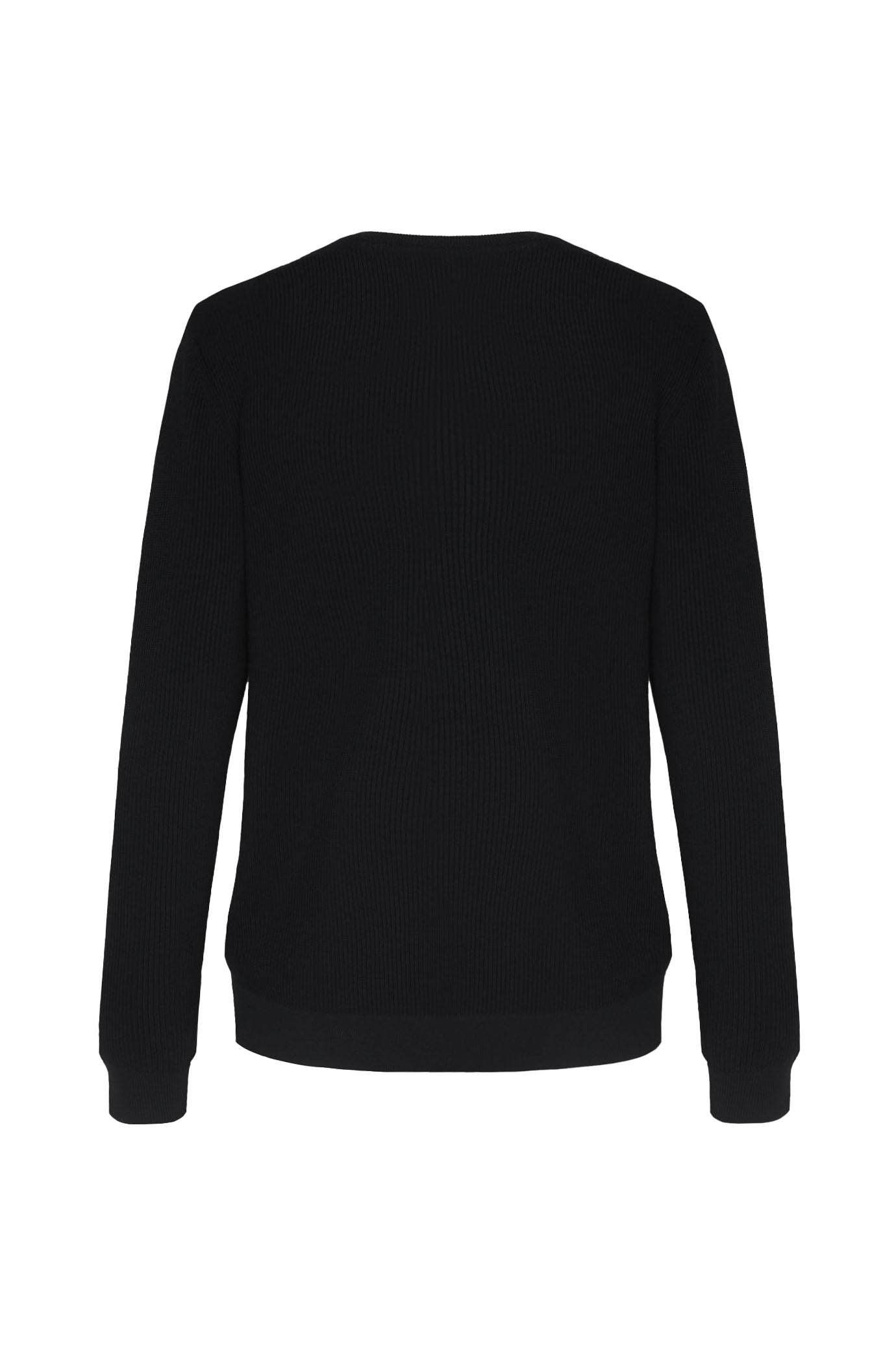 Pullover leggero con struttura|Colore:Nero