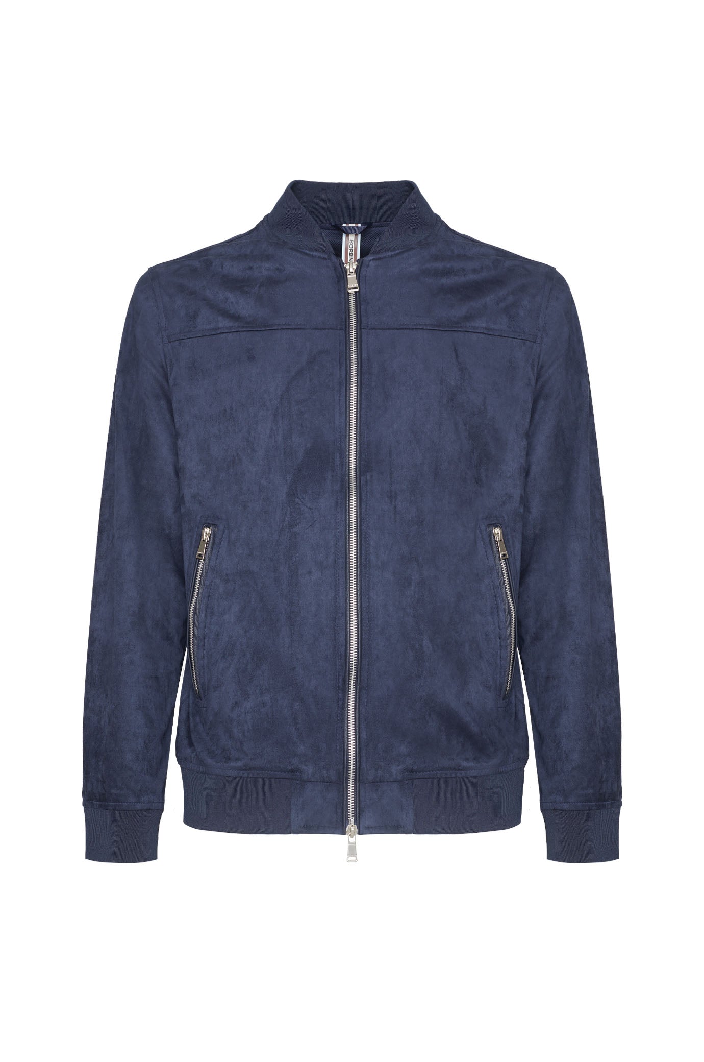 Giubbotto bomber leggero scamosciato|Colore:Blu/navy