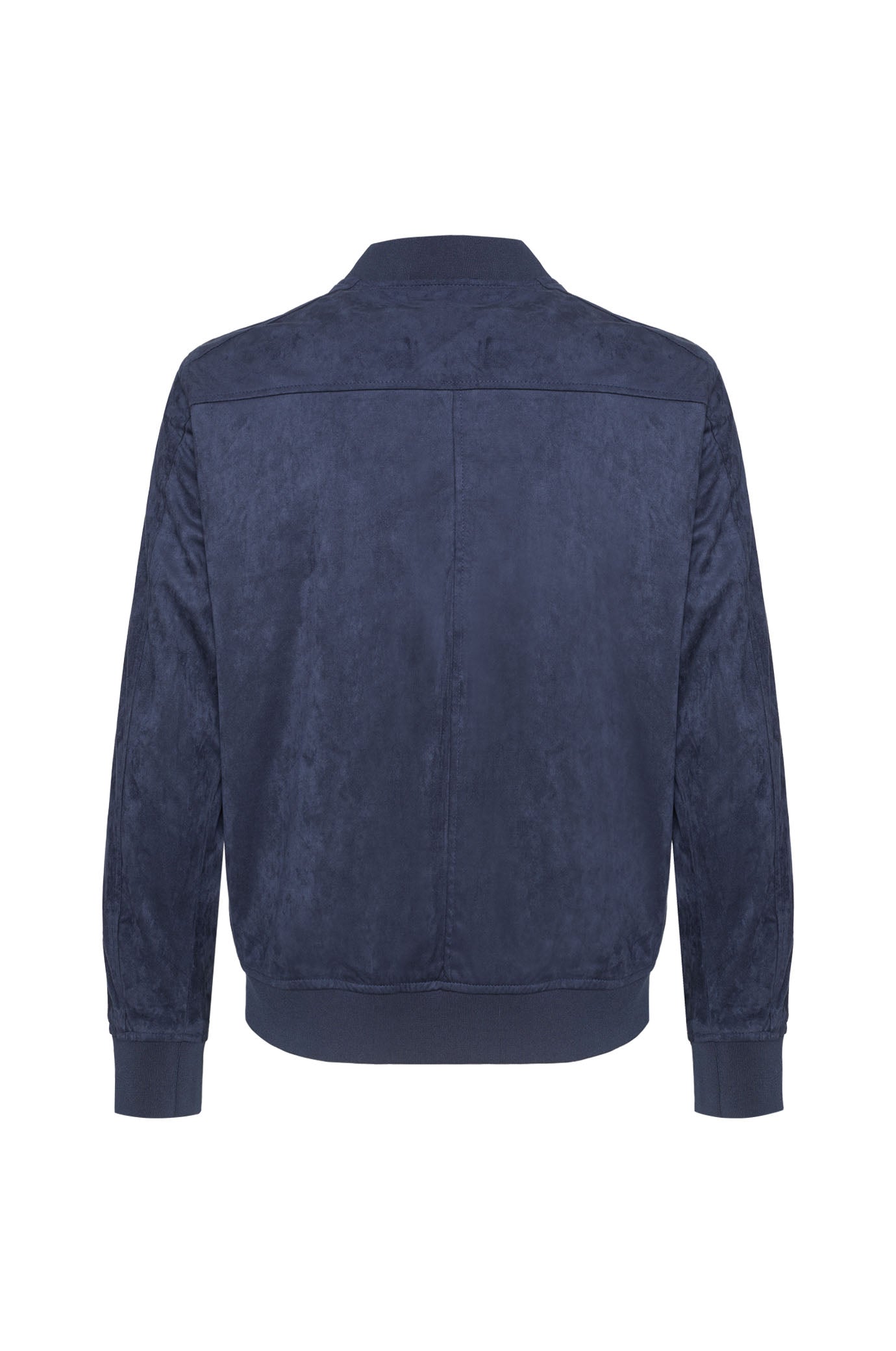 Giubbotto bomber leggero scamosciato|Colore:Blu/navy