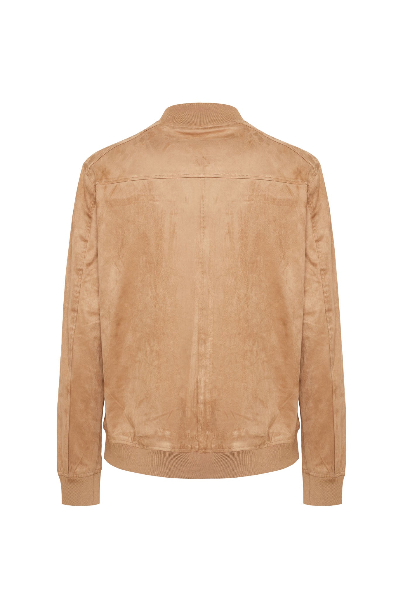 Giubbotto bomber leggero scamosciato|Colore:Cuoio