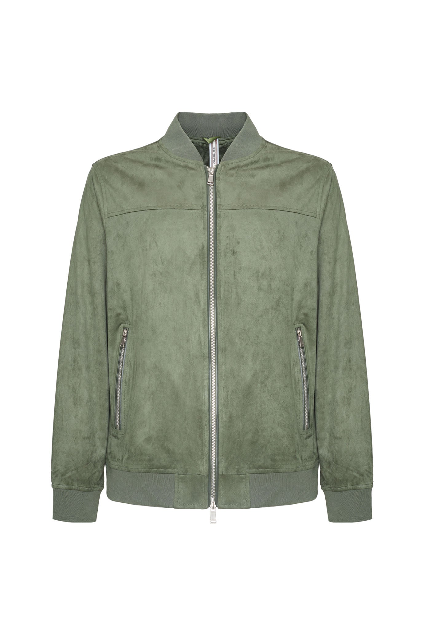 Giubbotto bomber leggero scamosciato|Colore:Muschio