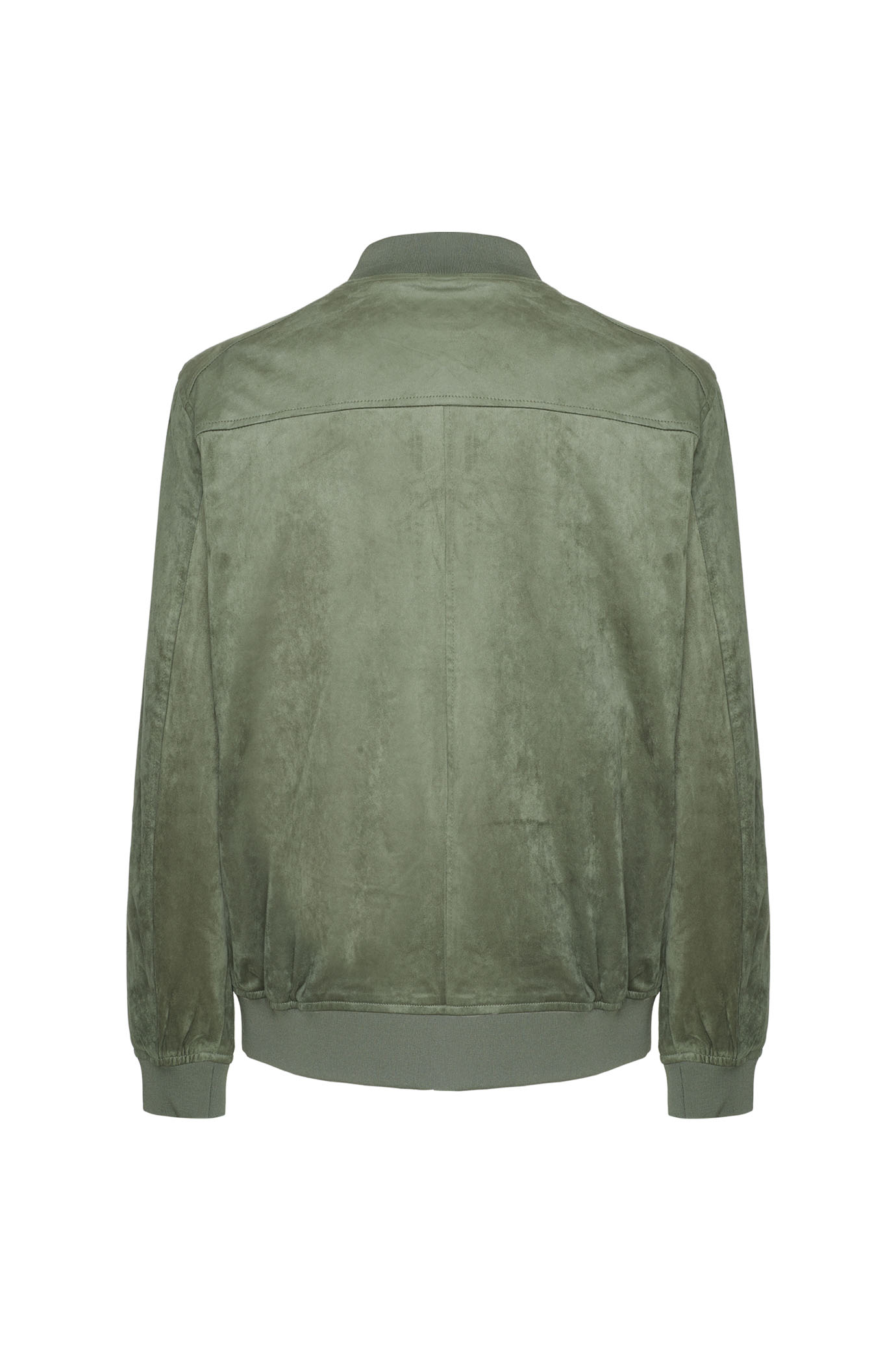 Giubbotto bomber leggero scamosciato|Colore:Muschio