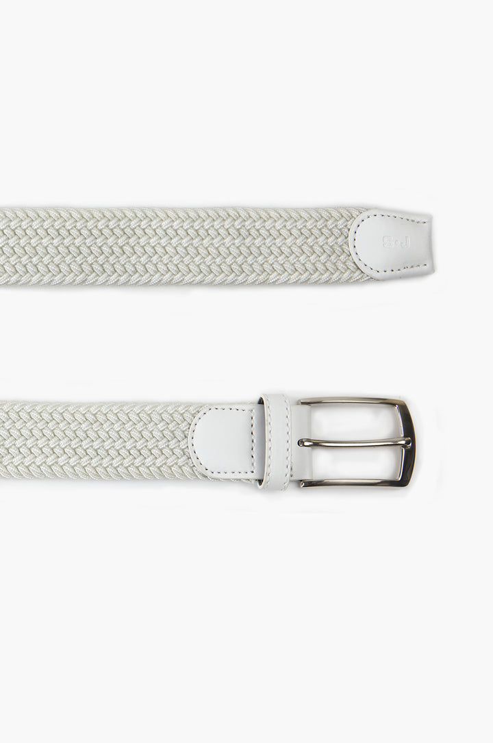 Cintura con struttura intrecciata elastica|Colore:Bianco
