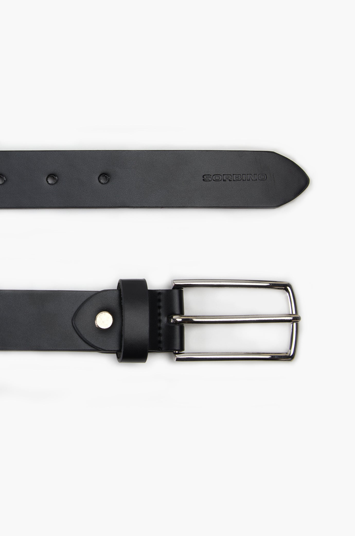 Cintura in pelle|Colore:Nero