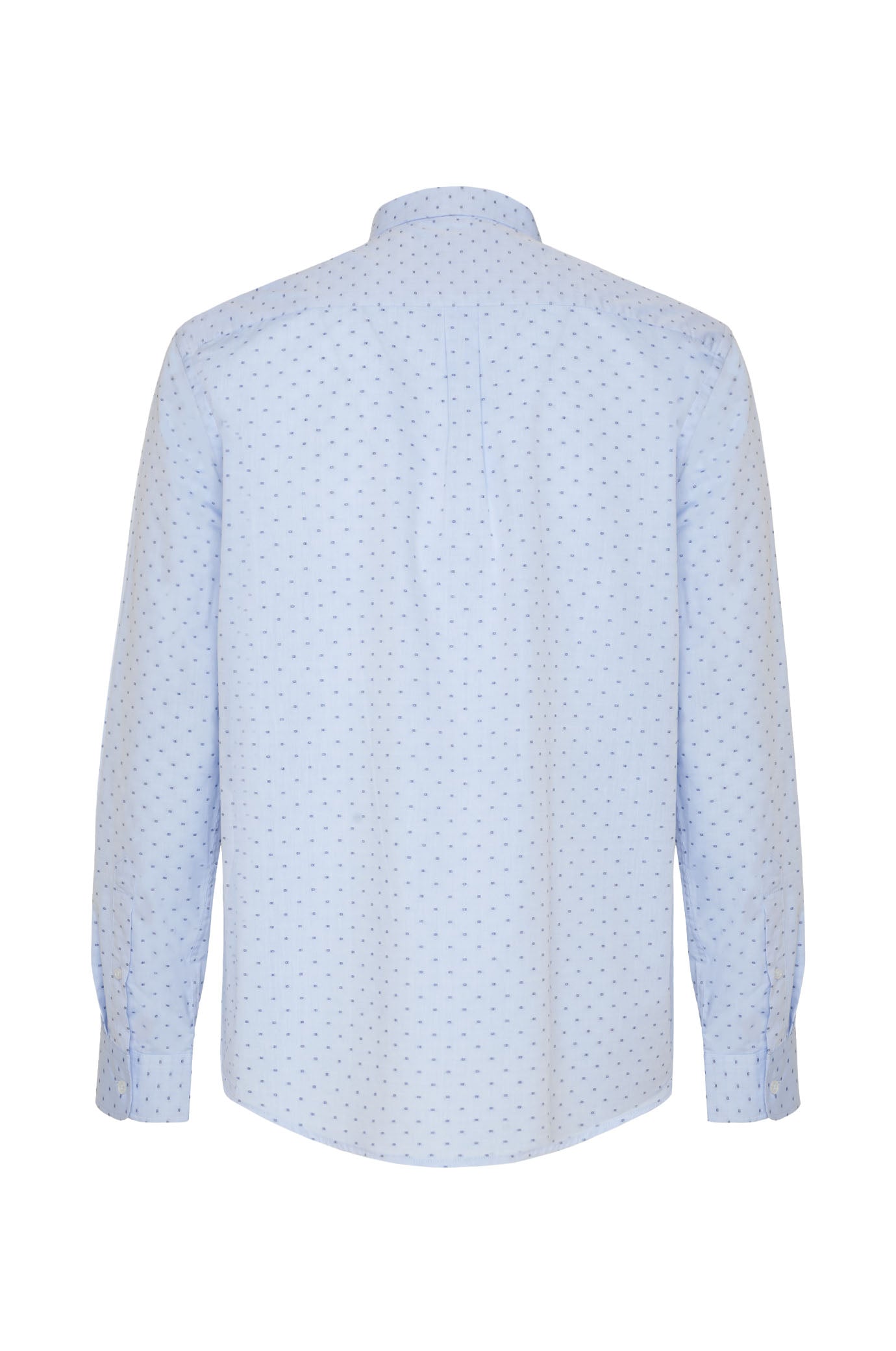 Camicia regular fit micro fantasia|Colore:Blu