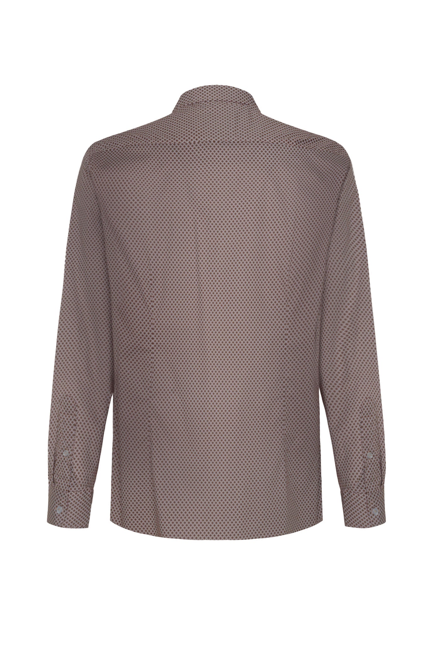 Camicia regular fit micro fantasia|Colore:Blu