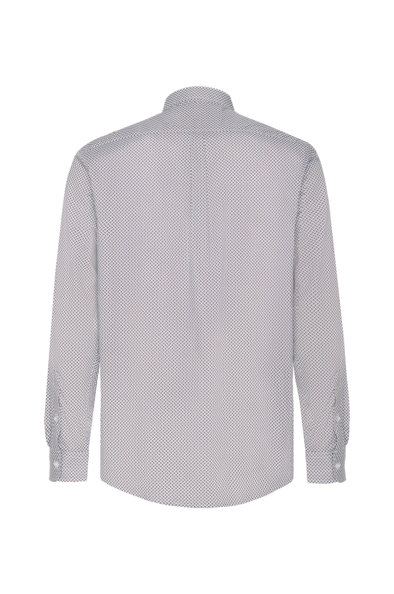 Camicia regular fit micro fantasia|Colore:Bianco
