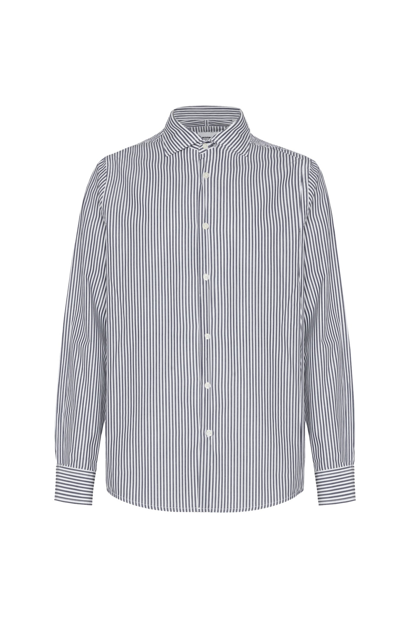 Camicia comfort fit a righe|Colore:Nero