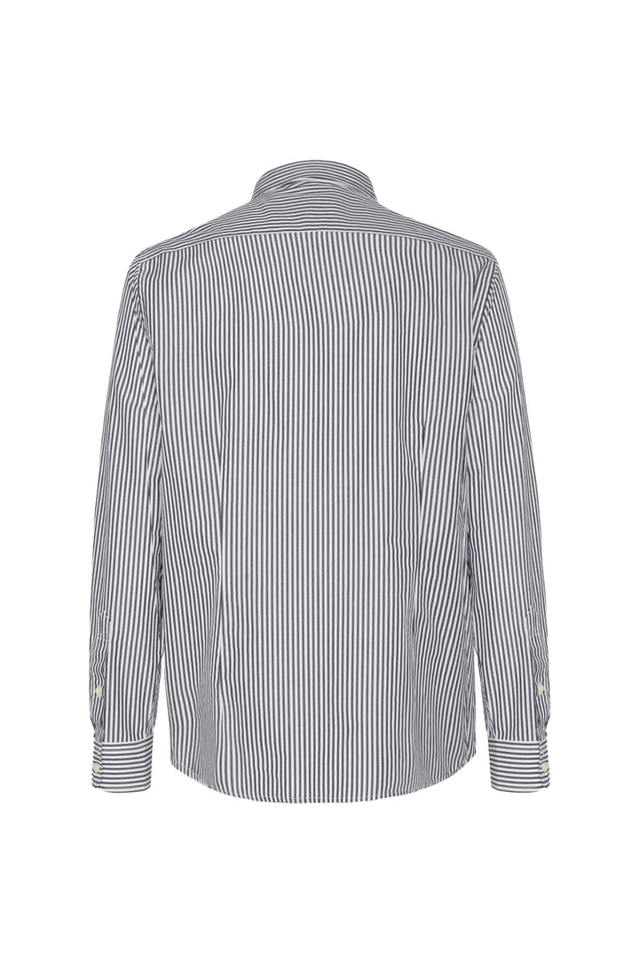 Camicia comfort fit a righe|Colore:Nero