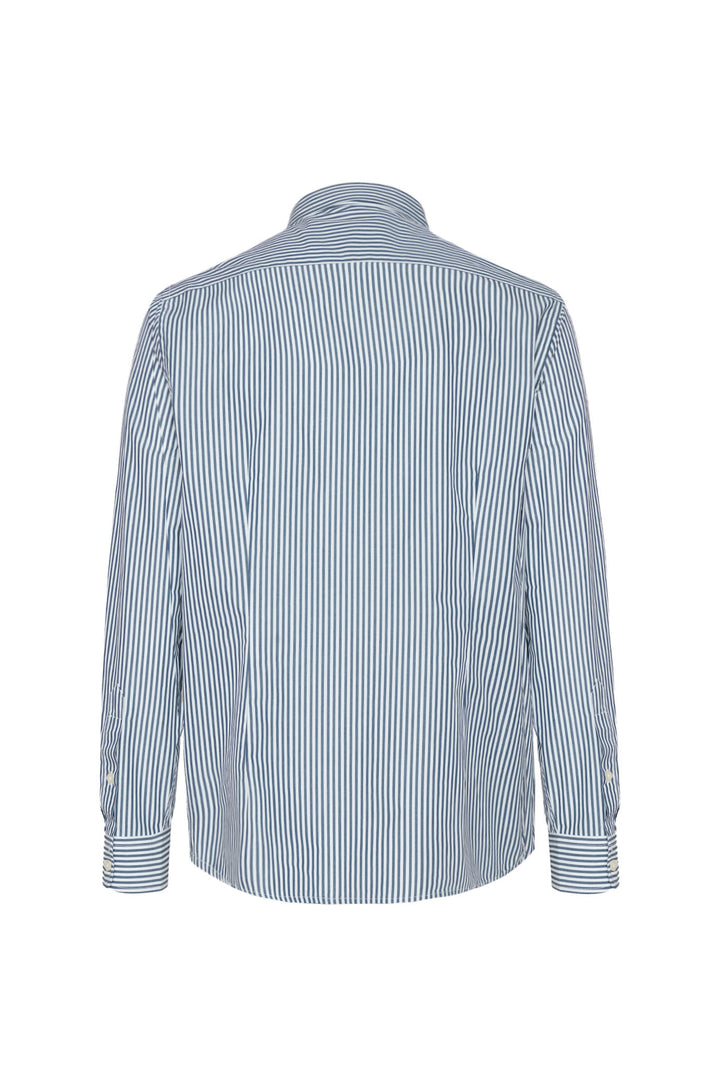 Camicia comfort fit a righe|Colore:Verde