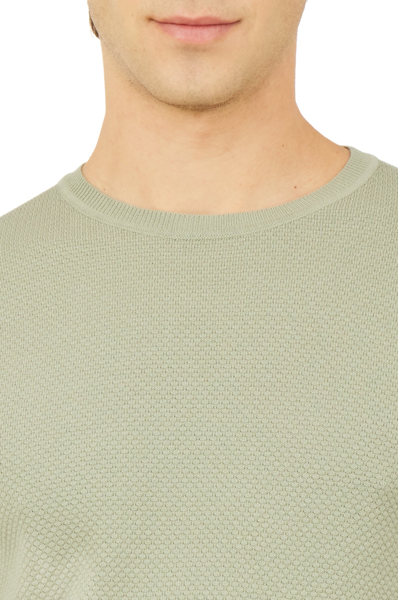 Pullover leggero con struttura|Colore:Salvia