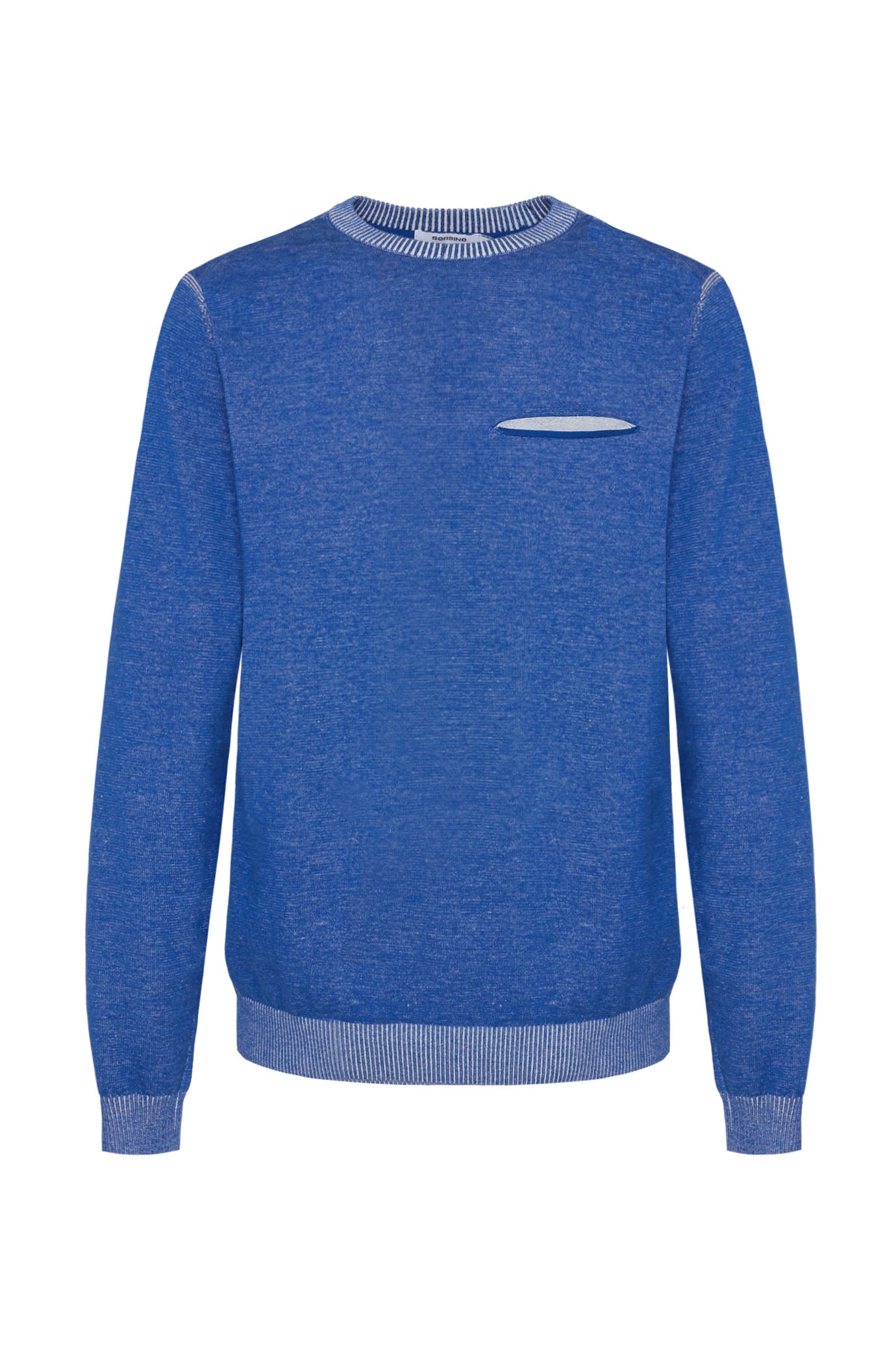 Pullover con struttura vanisè|Colore:Royal