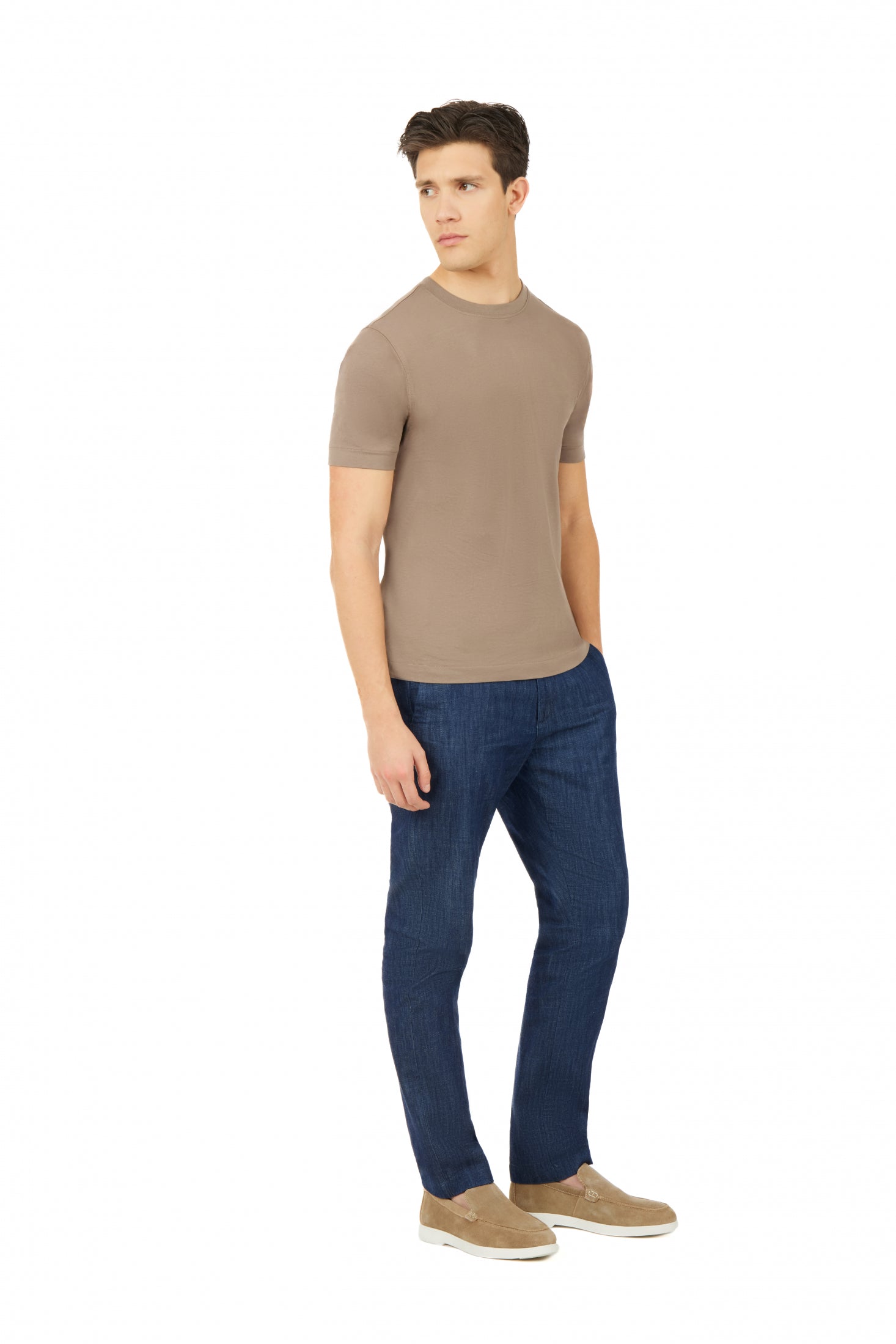 T-shirt basic|Colore:Fango