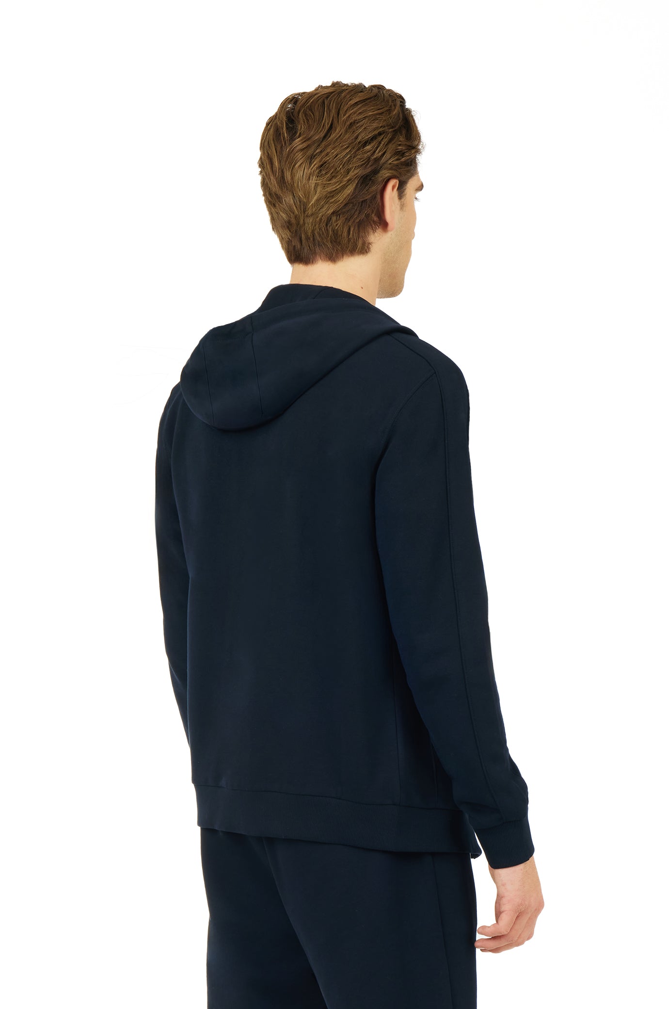 Felpa zip basic|Colore:Blu/navy