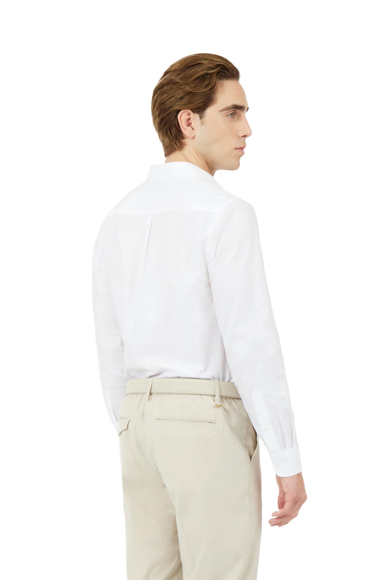 Camicia comfort fit Dobby|Colore:Bianco