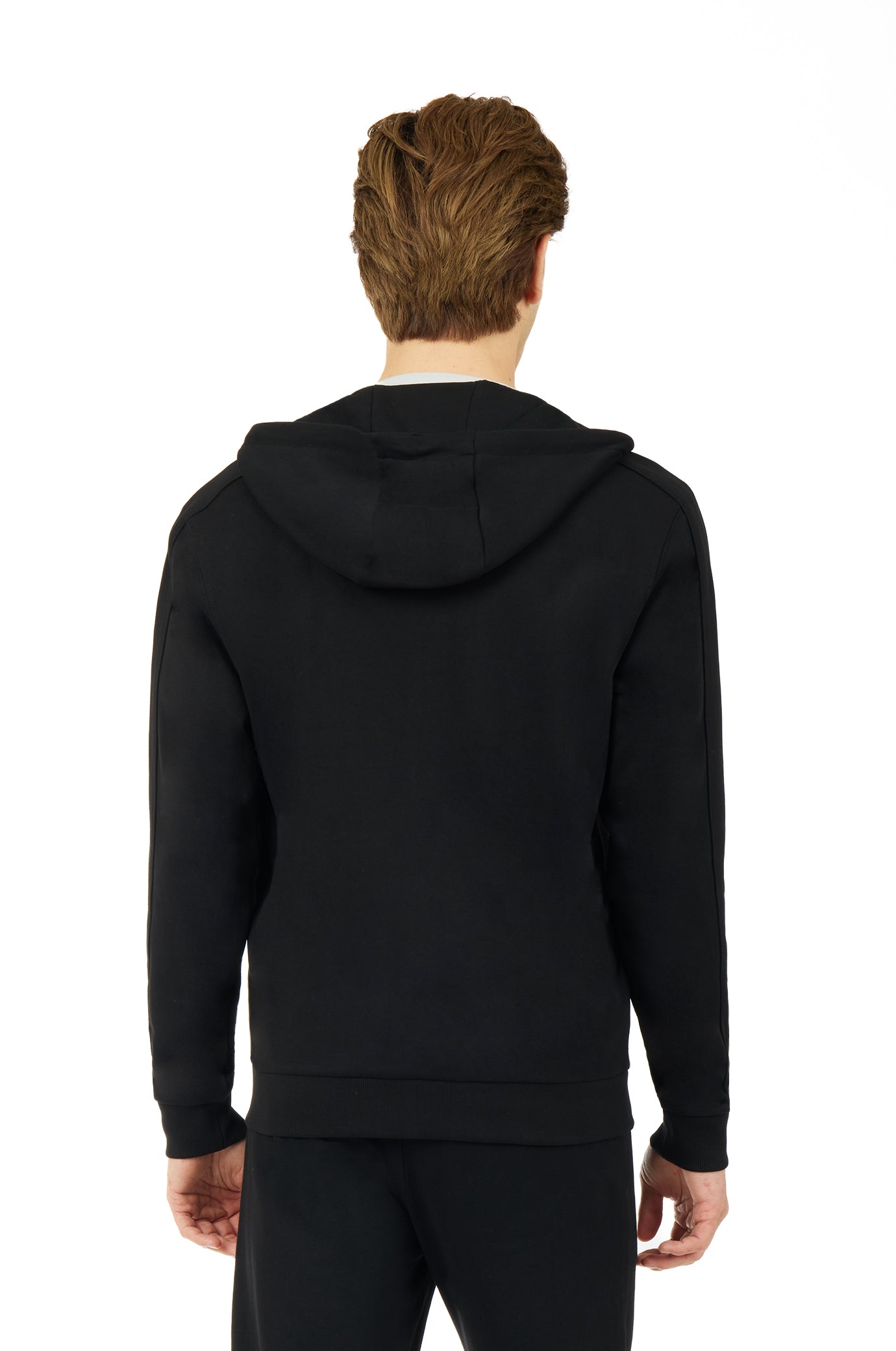 Felpa zip basic|Colore:Nero
