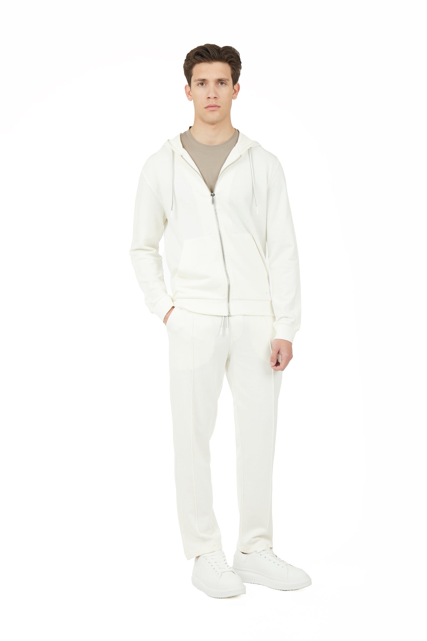 Pantaloni jogger basic|Colore:Off white