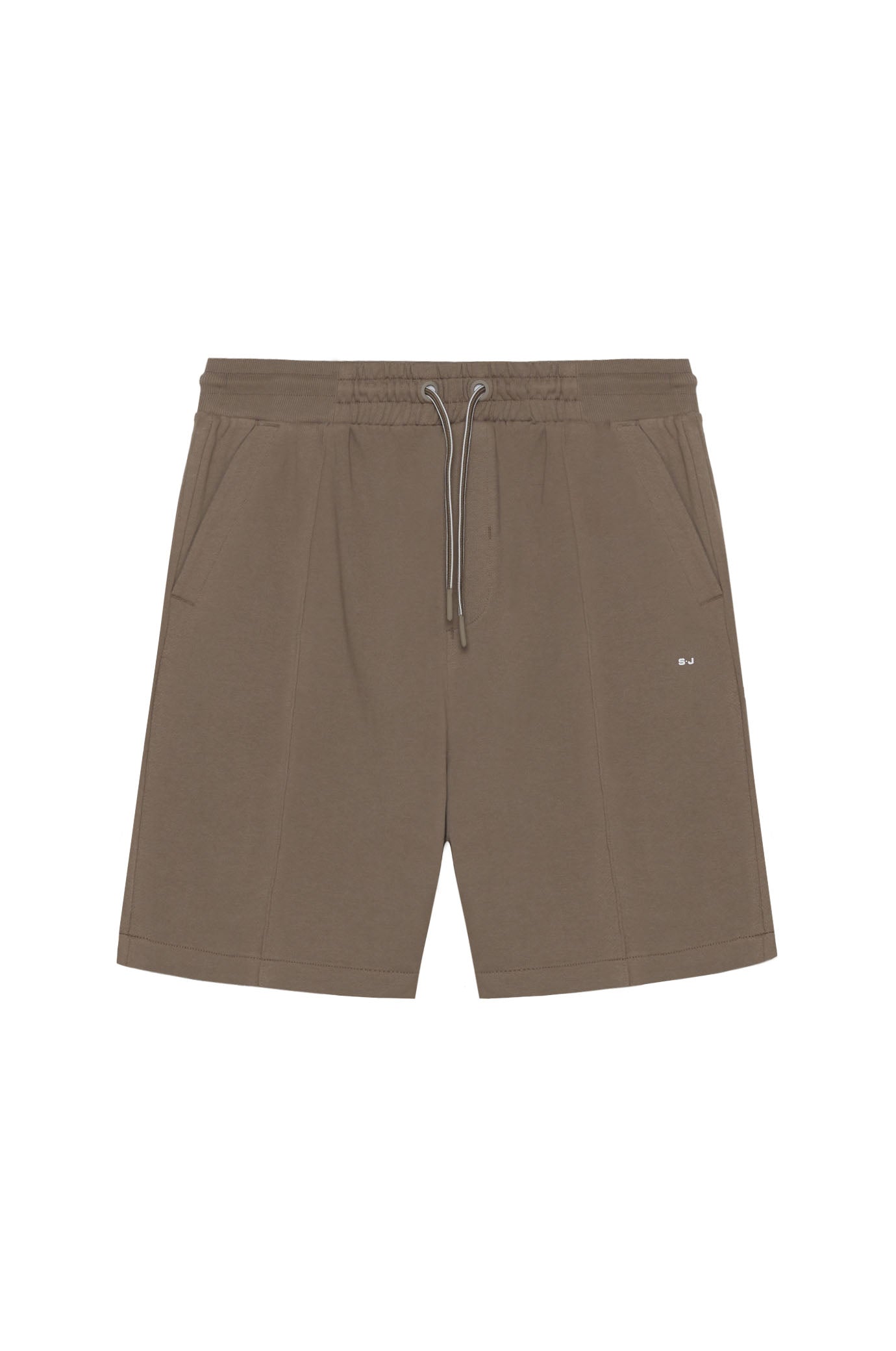 Bermuda in felpa basic|Colore:Fango