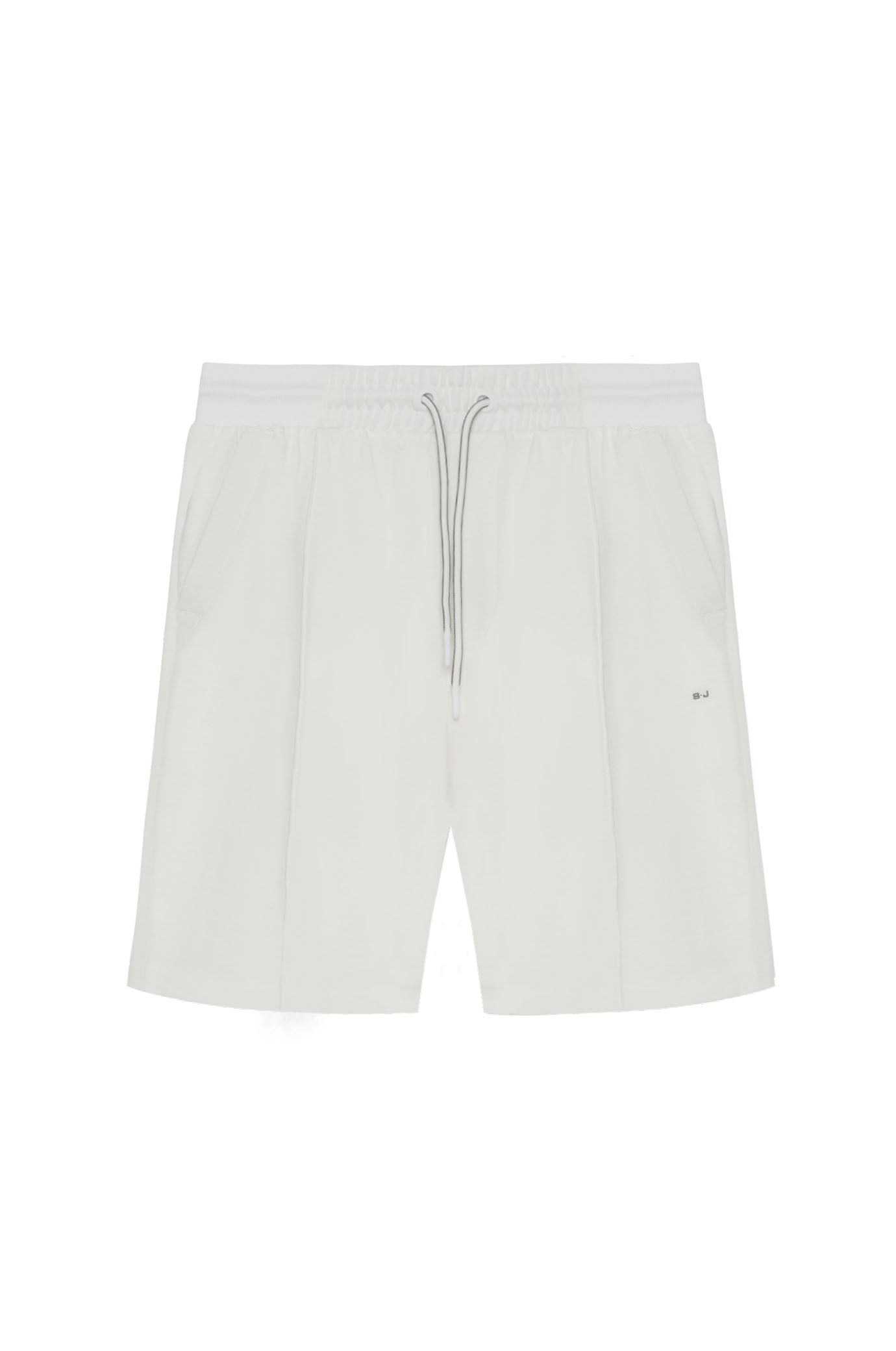 Bermuda in felpa basic|Colore:Off white