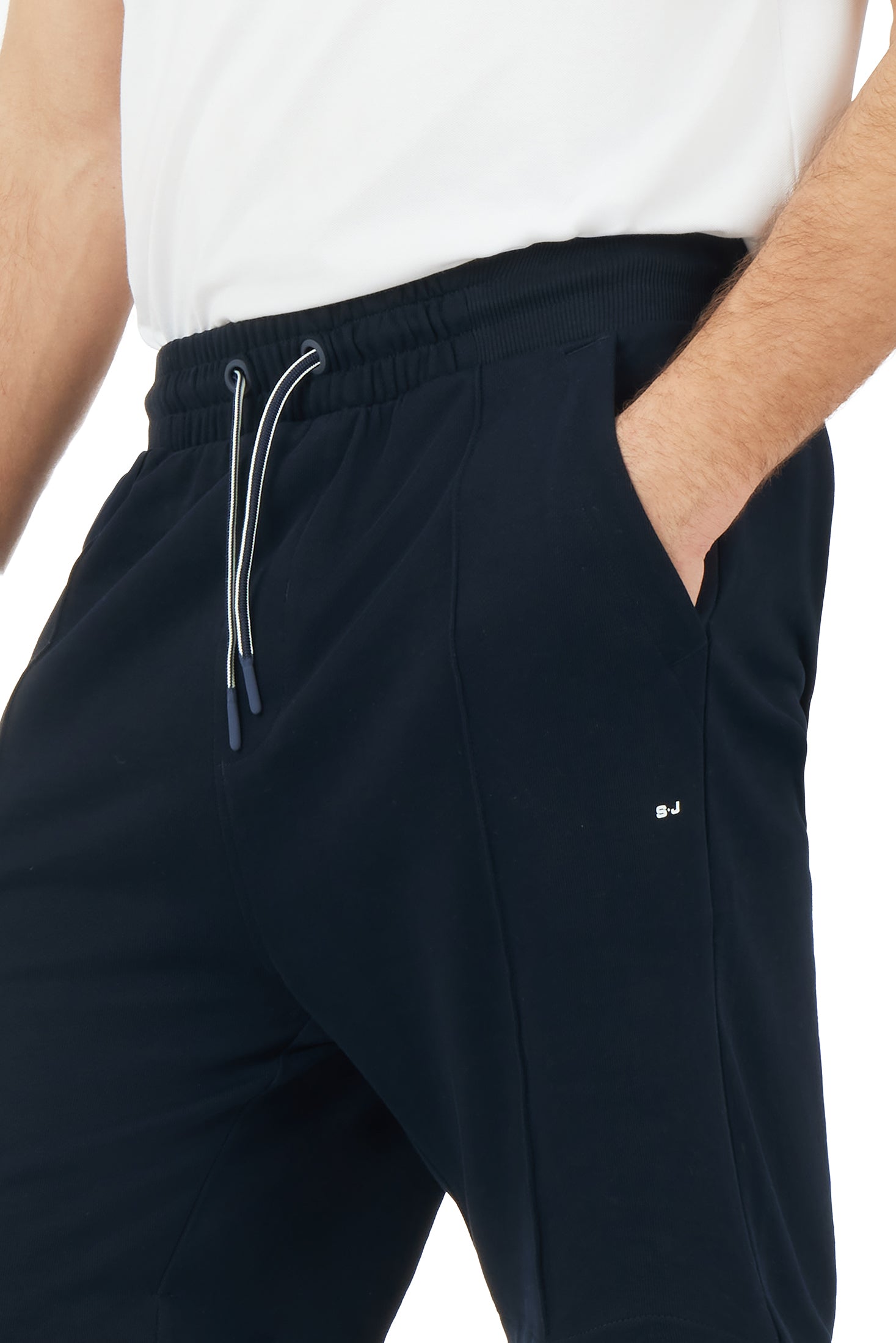 Bermuda in felpa basic|Colore:Blu/navy