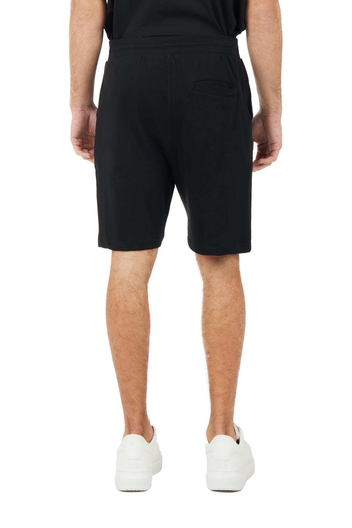 Bermuda in felpa basic|Colore:Nero