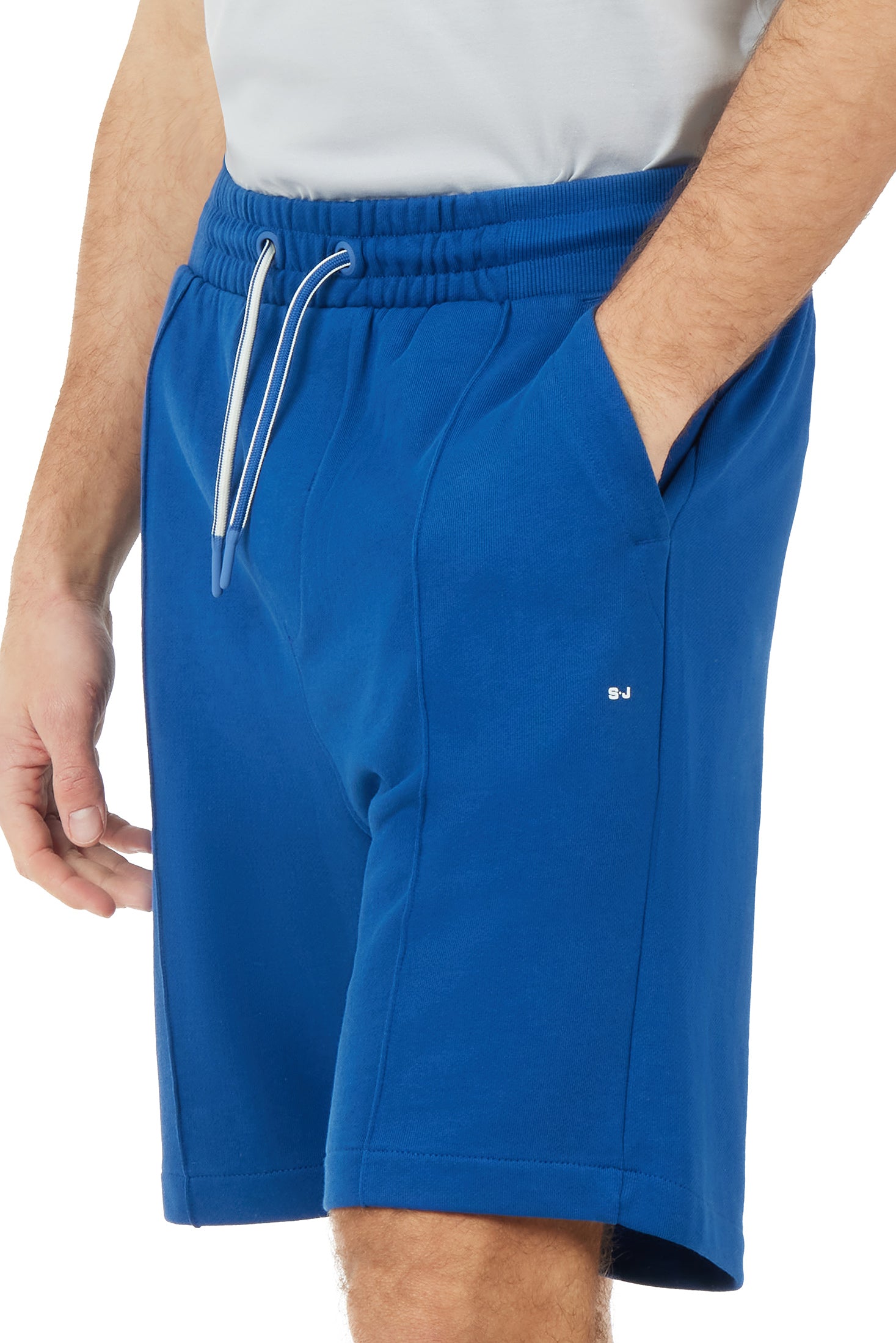 Bermuda in felpa basic|Colore:Royal