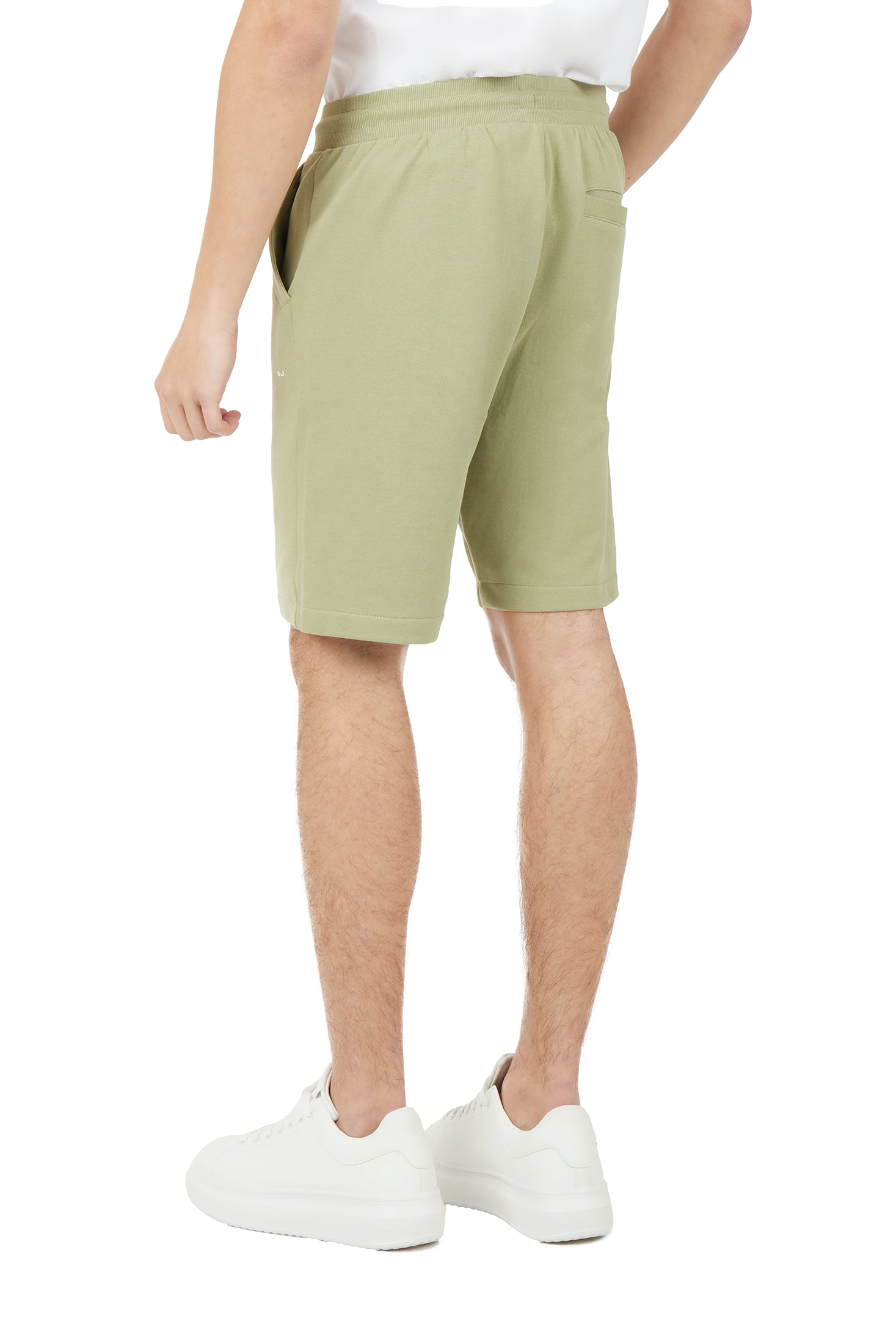 Bermuda in felpa basic|Colore:Salvia